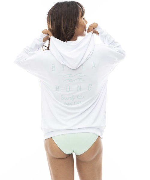 【セール】BILLABONG レディース LOOSE ZIP UP HOODED RASHGUARD ラッシュガード 【2024年春夏モデル】/ビラボン長袖ジップアップパーカーラッシュガード(水着)（ラッシュガード）｜BILLABONG（ビラボン）
