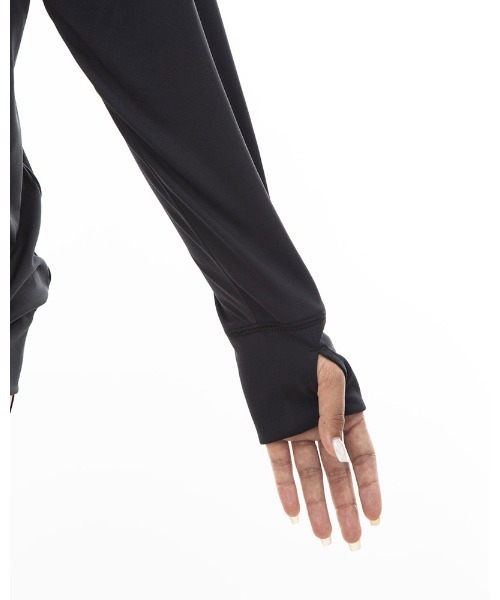 BILLABONG（ビラボン）の「BILLABONG レディース LOOSE ZIP UP HOODED RASHGUARD ラッシュガード 【2024年春夏モデル】/ビラボン長袖ジップアップパーカーラッシュガード(水着)（ラッシュガード・レディース・ブラック/ホワイト・LARGE/MEDIUM）」の11枚目の写真