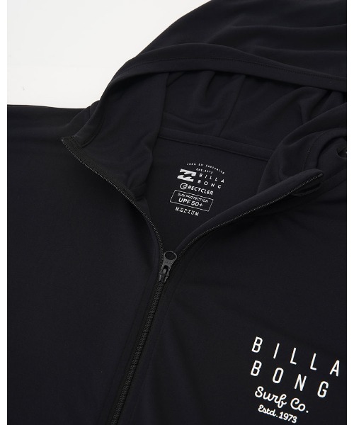 BILLABONG（ビラボン）の「BILLABONG レディース LOOSE ZIP UP HOODED RASHGUARD ラッシュガード 【2024年春夏モデル】/ビラボン長袖ジップアップパーカーラッシュガード(水着)（ラッシュガード・レディース・ブラック/ホワイト・LARGE/MEDIUM）」の13枚目の写真