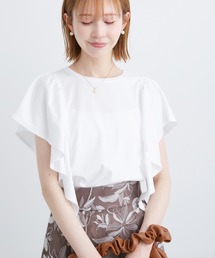 ROPE' PICNIC | 70シルケットフリルトップス(Tシャツ/カットソー)