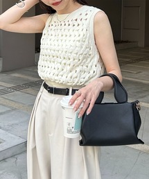 CAPRICIEUX LE'MAGE | ウェーブ編タンク(ニット/セーター)