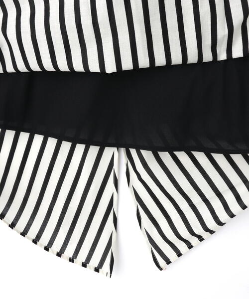 SHARE SPIRIT（シェアースピリット）の「SHARE SPIRIT/シェアースピリット/別注ロングノースリーブワンピース（ワンピース・レディース・ホワイト/ブラック・36）」の5枚目の写真