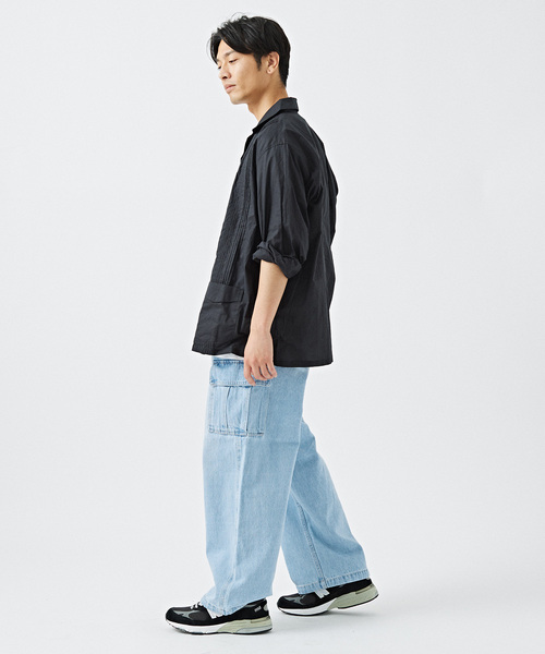 B.C STOCK(ベーセーストック)の「ローン キューバシャツ(シャツ/ブラウス・メンズ・ホワイト/ブラック/グリーン/ピンク・MEDIUM/LARGE)」の7枚目の写真