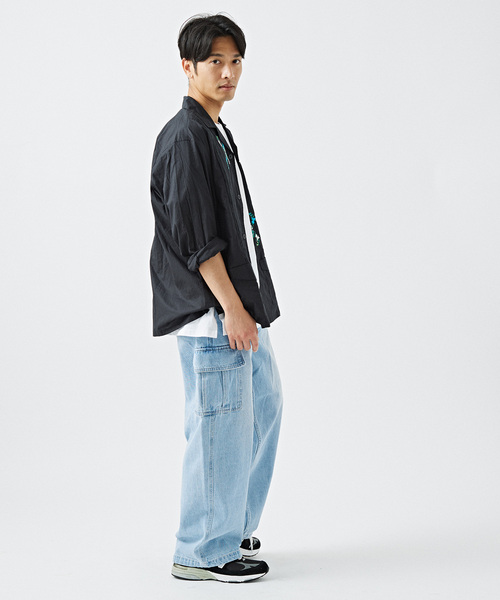 B.C STOCK(ベーセーストック)の「ローン キューバシャツ(シャツ/ブラウス・メンズ・ホワイト/ブラック/グリーン/ピンク・MEDIUM/LARGE)」の8枚目の写真