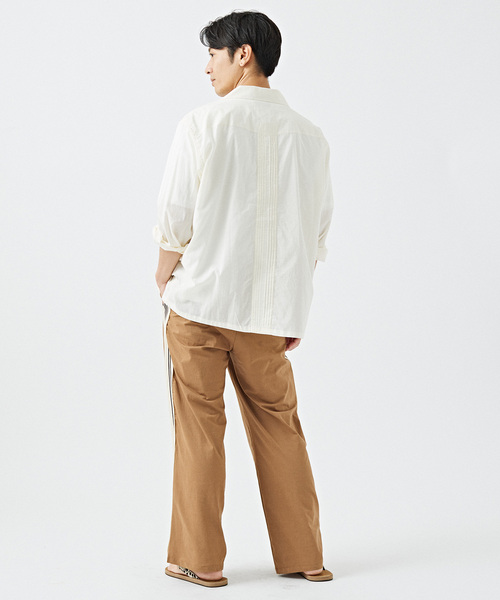 B.C STOCK(ベーセーストック)の「ローン キューバシャツ(シャツ/ブラウス・メンズ・ホワイト/ブラック/グリーン/ピンク・MEDIUM/LARGE)」の18枚目の写真