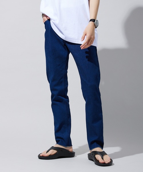*PULL＆BEAR*カットオフ ストレッチスキニー デニム マルチサイズ_【ZOZO限定】DENIM SKINNY PANTS カットオフ