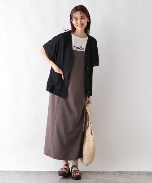 GLOBAL WORK(グローバルワーク)の「スッキレイさらさらカーディガン半袖/992267(カーディガン/ボレロ・レディース・モカ/マスタード/インディゴブルー/ライトグレー/ブラック/ブラウン系8/シルバー系3・MEDIUM/LARGE)」の22枚目の写真