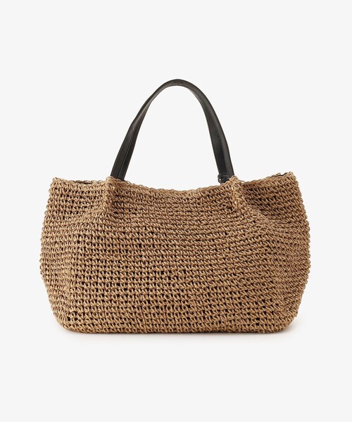 Afternoon Tea（アフタヌーンティー）の「タッセル付きかごバッグ（かごバッグ・レディース・ブラウン/グレー・ONE SIZE）」の3枚目の写真