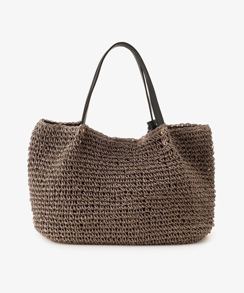 Afternoon Tea（アフタヌーンティー）の「タッセル付きかごバッグ（かごバッグ・レディース・ブラウン/グレー・ONE SIZE）」の7枚目の写真