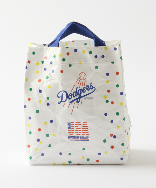 INFIELDER DESIGN（インフィールダーデザイン）の「INFIELDER DESIGN / インフィールダーデザイン MLB タイペック YYB（トートバッグ・メンズ・ホワイト×ホワイト/ホワイト/ホワイト系その他・FREE）」の4枚目の写真