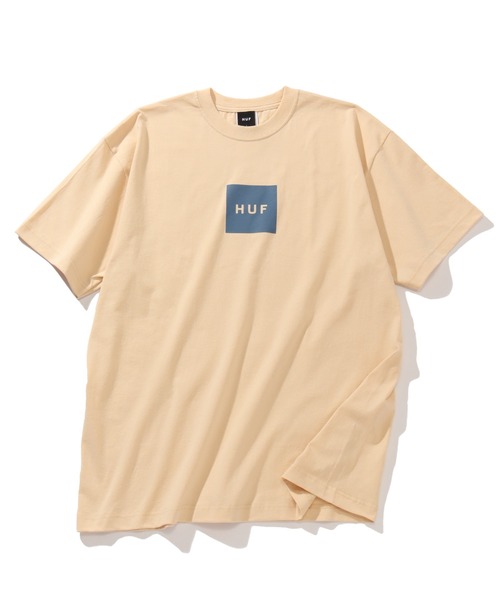HUF（ハフ）の「【HUF/ハフ】HUF SET BOX S/S TEE / ボックスロゴ ショートスリーブTシャツ（Tシャツ/カットソー・メンズ・ブラック/クリーム/セージグリーン/ホワイト・S/M/L/XL/XXL）」の3枚目の写真
