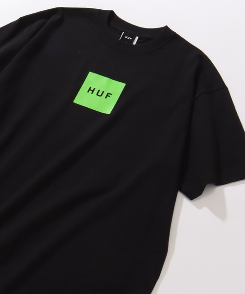 HUF（ハフ）の「【HUF/ハフ】HUF SET BOX S/S TEE / ボックスロゴ ショートスリーブTシャツ（Tシャツ/カットソー・メンズ・ブラック/クリーム/セージグリーン/ホワイト・S/M/L/XL/XXL）」の6枚目の写真