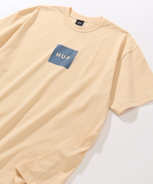 HUF（ハフ）の「【HUF/ハフ】HUF SET BOX S/S TEE / ボックスロゴ ショートスリーブTシャツ（Tシャツ/カットソー・メンズ・ブラック/クリーム/セージグリーン/ホワイト・S/M/L/XL/XXL）」の7枚目の写真