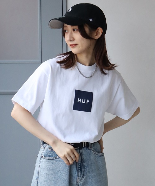 HUF（ハフ）の「【HUF/ハフ】HUF SET BOX S/S TEE / ボックスロゴ ショートスリーブTシャツ（Tシャツ/カットソー・メンズ・ブラック/クリーム/セージグリーン/ホワイト・S/M/L/XL/XXL）」の22枚目の写真