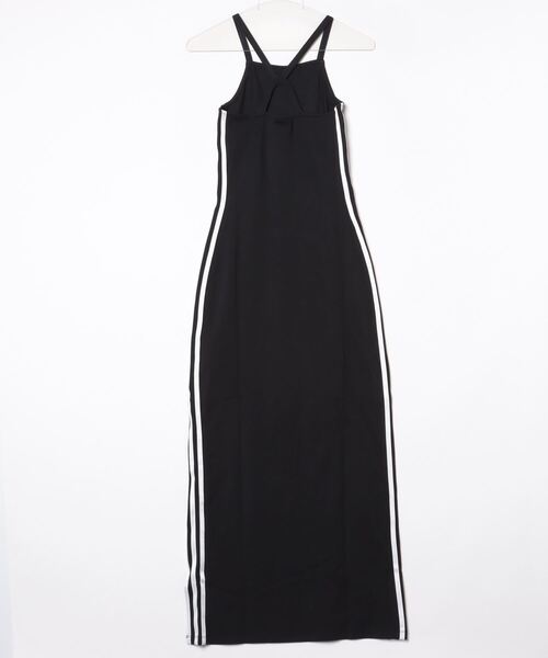 adidas(アディダス)の「adidas 3 S DRESS MAXI / アディダス スリーストライプス マキシワンピース(ワンピース・レディース・ブラック・S/XS/M/L)」の5枚目の写真