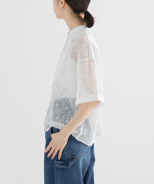 URBAN RESEARCH（アーバンリサーチ）の「C/Peコードレースブラウス（シャツ/ブラウス・レディース・ホワイト/ブラック・FREE）」の17枚目の写真