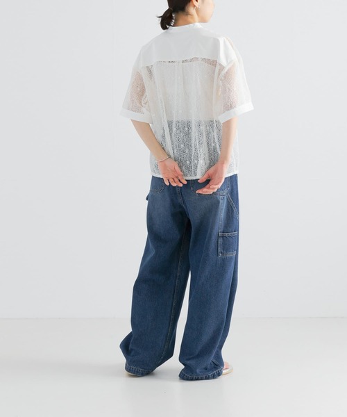 URBAN RESEARCH（アーバンリサーチ）の「C/Peコードレースブラウス（シャツ/ブラウス・レディース・ホワイト/ブラック・FREE）」の13枚目の写真