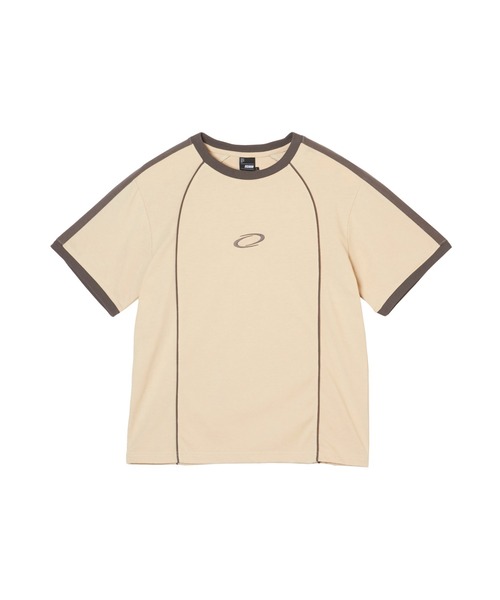 FCMM(エフシーエムエム)の「LINED S/S TEE/ラインショートスリーブT(Tシャツ/カットソー・メンズ・ベージュ/ブラック/チャコール・MEDIUM/LARGE)」の11枚目の写真