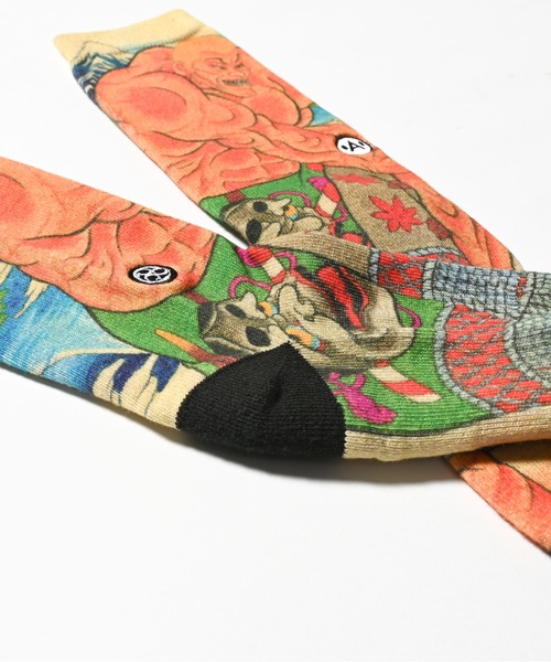 Lafayette(ラファイエット)の「A-KILLER × THREE TIDES TATTOO x バキ道 / グラップラー刃牙 SOCKS ジャックハンマー 靴下 bkakttt-001(ソックス/靴下・メンズ・マルチ・ONE SIZE)」の5枚目の写真