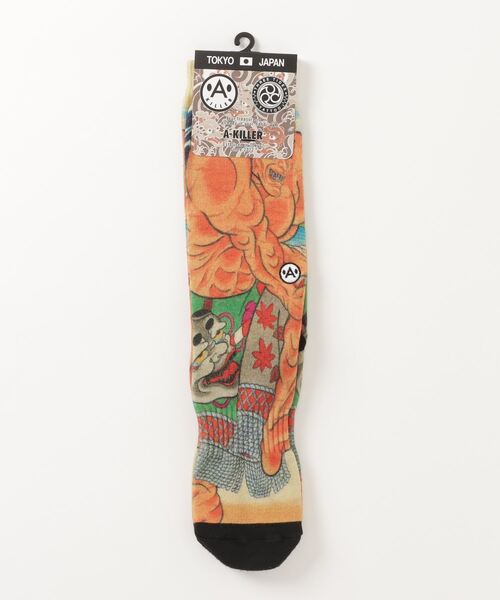 Lafayette(ラファイエット)の「A-KILLER × THREE TIDES TATTOO x バキ道 / グラップラー刃牙 SOCKS ジャックハンマー 靴下 bkakttt-001(ソックス/靴下・メンズ・マルチ・ONE SIZE)」の6枚目の写真