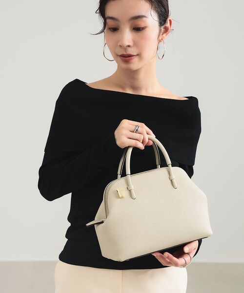 Demi-Luxe BEAMS（デミルクス ビームス）の「PUNTI. / WALTZ ハンドバッグ（トートバッグ・レディース・ブラウン系その他4/ブラウン/チャコールグレー/ホワイト系その他2・ONE SIZE）」の2枚目の写真