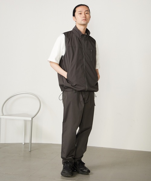 ブラック　テック　ナイロン　セットアップ Silver Line Tech Zip Jacket - Black – LÝFT