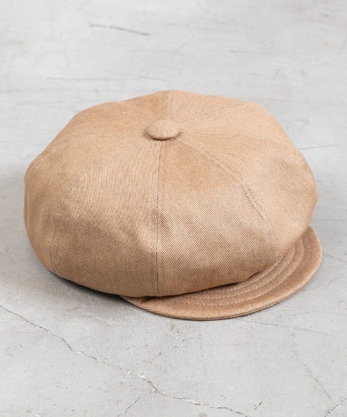 Mighty Shine(マイティシャイン)の「mko12141- Twill Hedgefog Casquette ヘッジフォッグキャスケット(キャスケット・メンズ・ブラック×カーキ/ベージュ/ブラック/カーキ・FREE)」の3枚目の写真