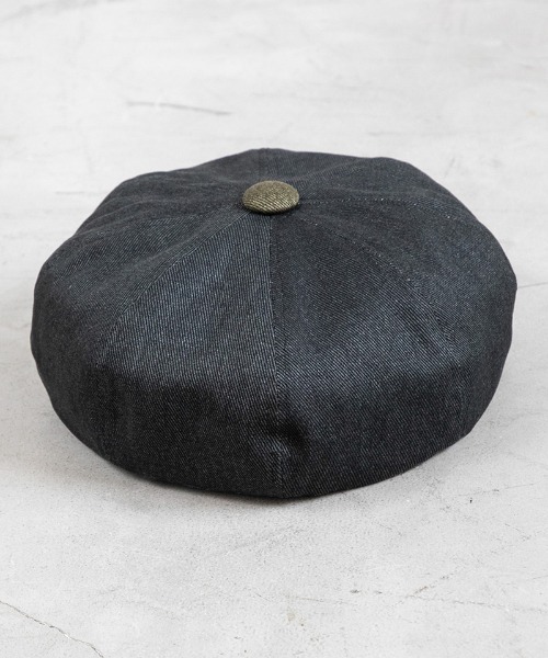 Mighty Shine(マイティシャイン)の「mko12141- Twill Hedgefog Casquette ヘッジフォッグキャスケット(キャスケット・メンズ・ブラック×カーキ/ベージュ/ブラック/カーキ・FREE)」の8枚目の写真