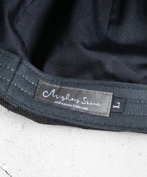 Mighty Shine(マイティシャイン)の「mko12141- Twill Hedgefog Casquette ヘッジフォッグキャスケット(キャスケット・メンズ・ブラック×カーキ/ベージュ/ブラック/カーキ・FREE)」の10枚目の写真