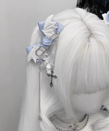 NOVESSEL（ノベセル）の「A'GEM/9 × .kom『NOVESSEL/ノベセル』バットリボンヘアピン（ヘアピン）」