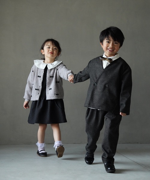 MAKE YOUR DAY（メイクユアデイ）の「セットアップできるフォーマルジャケット■100～140cm（スーツジャケット・キッズ・ブラック・100/110/120/130/140）」の9枚目の写真
