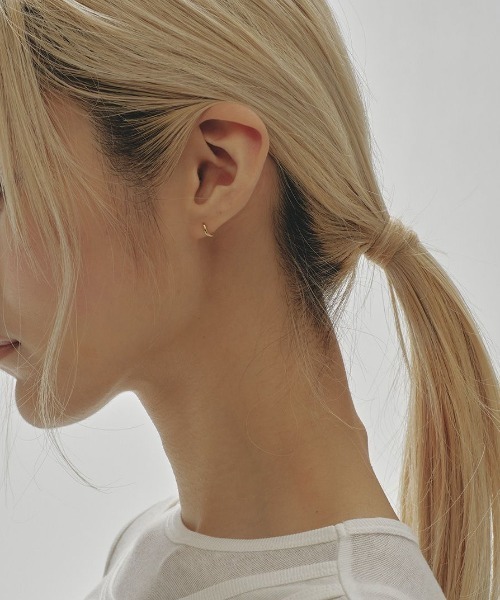 TODAYFUL（トゥデイフル）の「TODAYFUL　Petit Hoop Pierce プチフープピアス/12490904（ピアス（両耳用）・レディース・シルバー/ゴールド・ONE SIZE）」の5枚目の写真