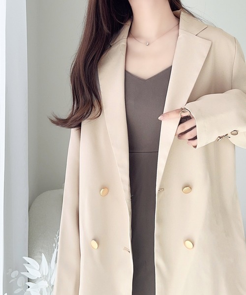 セール】【mily bilet】大人上品スタイル。裾スライドファスナー金