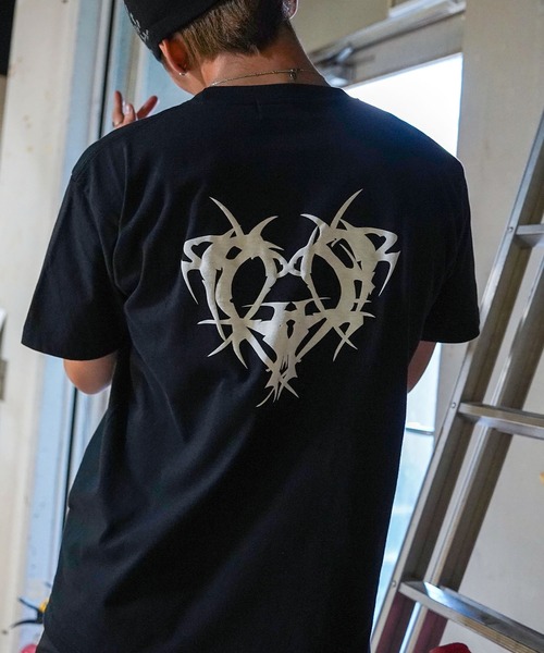 【RIPPER】ハートスクリプト Tシャツ / Heart Script T-Shirt（Tシャツ/カットソー）｜RIPPER（リッパー）