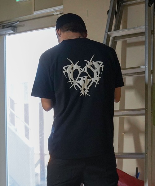 【RIPPER】ハートスクリプト Tシャツ / Heart Script T-Shirt（Tシャツ/カットソー）｜RIPPER（リッパー）