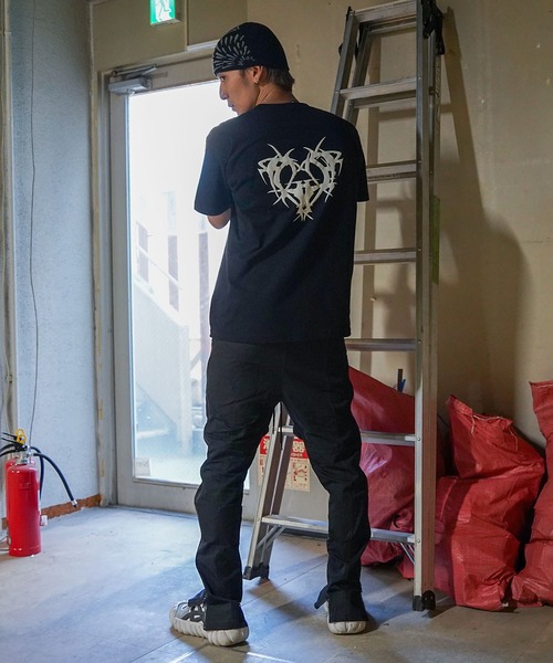【RIPPER】ハートスクリプト Tシャツ / Heart Script T-Shirt（Tシャツ/カットソー）｜RIPPER（リッパー）