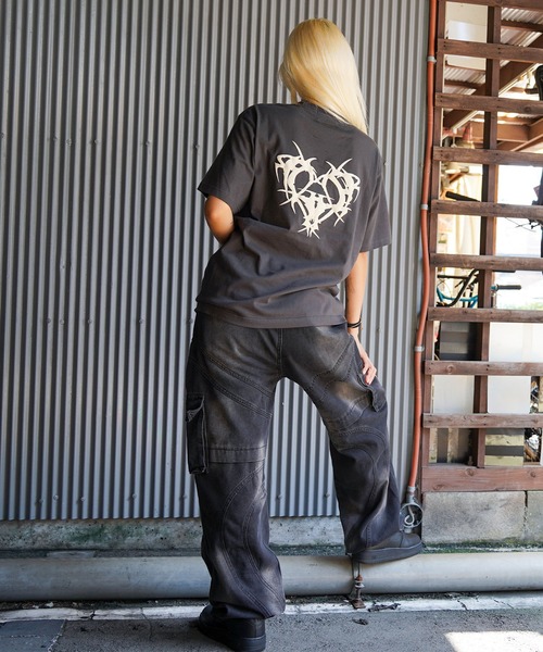 【RIPPER】ハートスクリプト Tシャツ / Heart Script T-Shirt（Tシャツ/カットソー）｜RIPPER（リッパー）