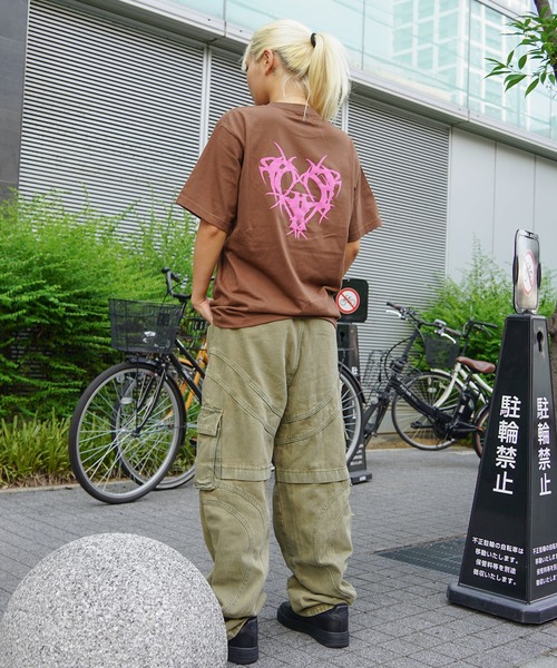 【RIPPER】ハートスクリプト Tシャツ / Heart Script T-Shirt（Tシャツ/カットソー）｜RIPPER（リッパー）