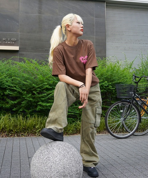 【RIPPER】ハートスクリプト Tシャツ / Heart Script T-Shirt（Tシャツ/カットソー）｜RIPPER（リッパー）