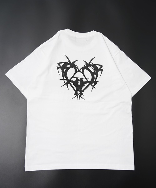 【RIPPER】ハートスクリプト Tシャツ / Heart Script T-Shirt（Tシャツ/カットソー）｜RIPPER（リッパー）