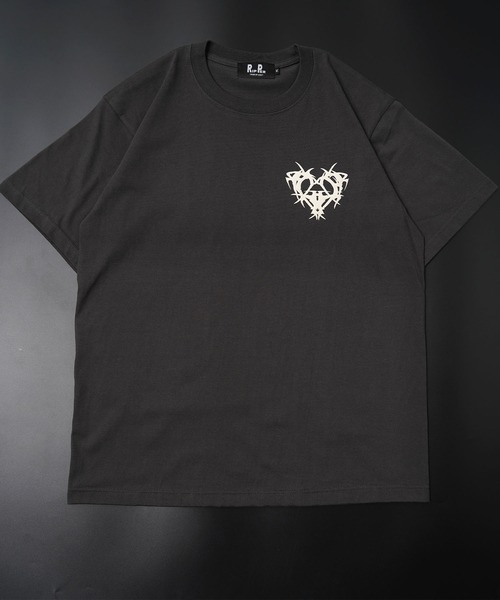 【RIPPER】ハートスクリプト Tシャツ / Heart Script T-Shirt（Tシャツ/カットソー）｜RIPPER（リッパー）
