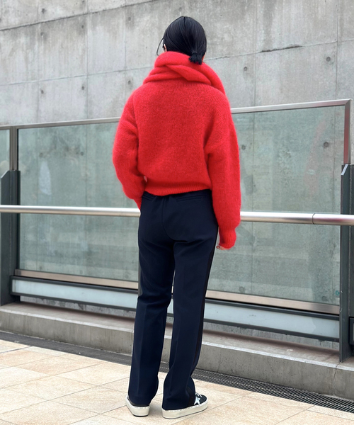 AP STUDIO(エーピーストゥディオ)の「サイドラインT/Rパンツ(スラックス・レディース・ネイビー/チャコールグレー・40/38/36)」の13枚目の写真