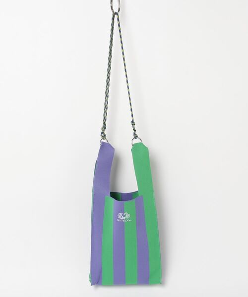 FRUIT OF THE LOOM(フルーツオブザルーム)の「FRUIT OF THE LOOM / FTL STRIPED MINI SHOULDER BAG / 80677600(ショルダーバッグ・レディース・グリーン/ネイビー/サックスブルー/レッド/ラベンダー・ONESIZE)」の13枚目の写真