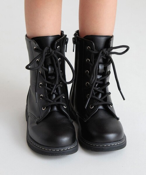 ベネシュbenesh ブラックレザー レースアップブーツ 23.5㎝ 新品