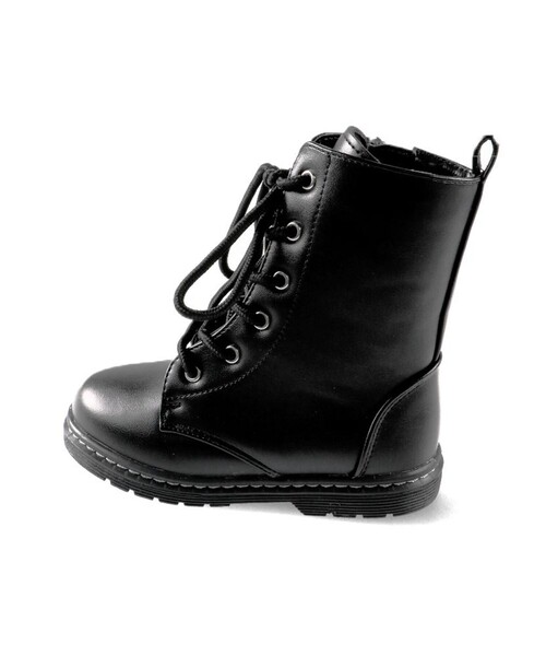 BRANSHES（ブランシェス）の「レースアップブーツ（ブーツ・キッズ・ブラック/ブラウン・21.0cm/18.0cm/17.0cm/19.0cm/16.0cm/20.0cm）」の8枚目の写真