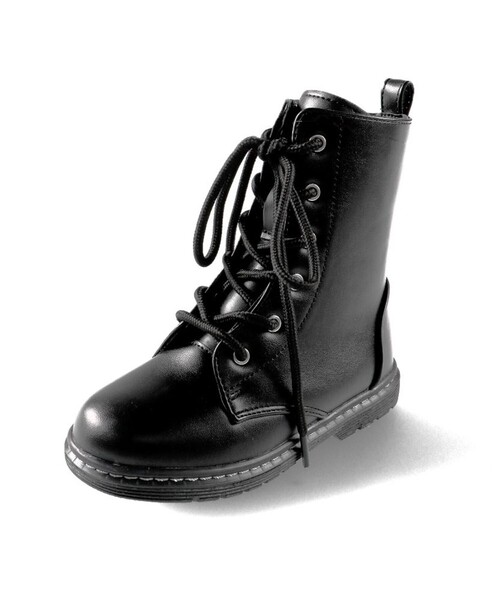 BRANSHES（ブランシェス）の「レースアップブーツ（ブーツ・キッズ・ブラック/ブラウン・21.0cm/18.0cm/17.0cm/19.0cm/16.0cm/20.0cm）」の9枚目の写真