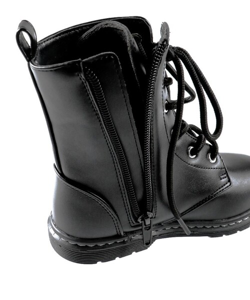 BRANSHES（ブランシェス）の「レースアップブーツ（ブーツ・キッズ・ブラック/ブラウン・21.0cm/18.0cm/17.0cm/19.0cm/16.0cm/20.0cm）」の12枚目の写真