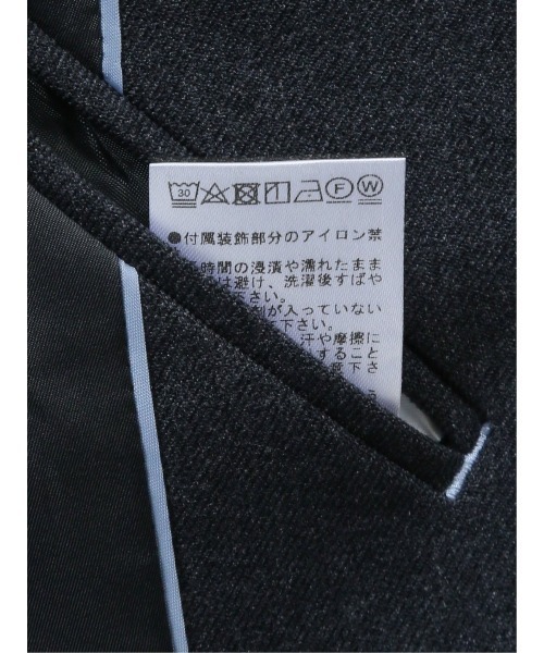 m.f.editorial(エムエフエディトリアル)の「【ストレッチ ウォッシャブル UVケア】m.f.エディトリアル レディース 1ボタン ジャケット + テーパード パンツ ビジネス セットアップ スーツ 紺(スーツセット・レディース・ネイビー・MEDIUM/LARGE/X-LARGE/S)」の18枚目の写真