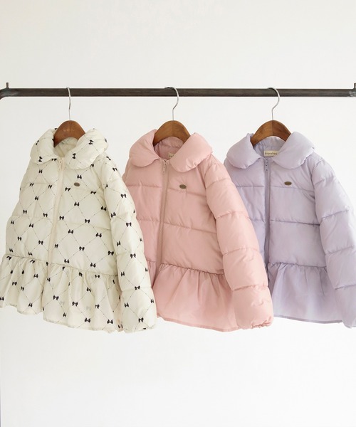 セール】ジップアップペプラムアウター（ブルゾン）｜branshes