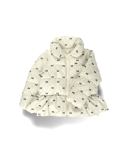 BRANSHES（ブランシェス）の「ジップアップペプラムアウター（ブルゾン・キッズ・アイボリー/ラベンダー/ピンク・100cm/110cm/120cm/90cm/130cm/140cm/150cm）」の5枚目の写真